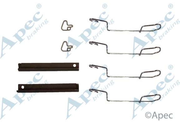 APEC BRAKING priedų komplektas, diskinių stabdžių trinkelės KIT1013